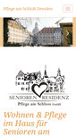 Mobile Screenshot of pflege-am-schloss.de
