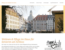 Tablet Screenshot of pflege-am-schloss.de